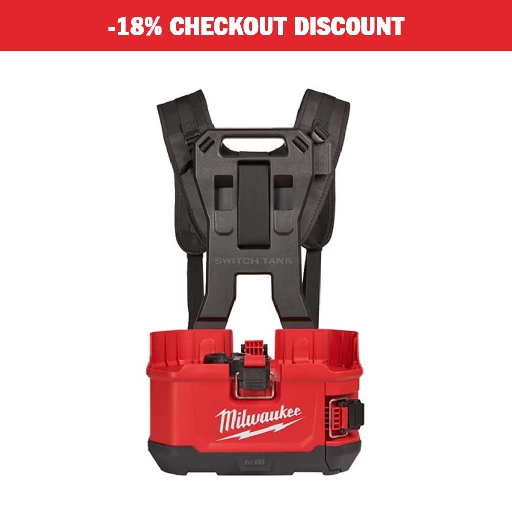 Milwaukee M18 SWITCH TANK 4 Gallon Backpack Concrete Sprayer and